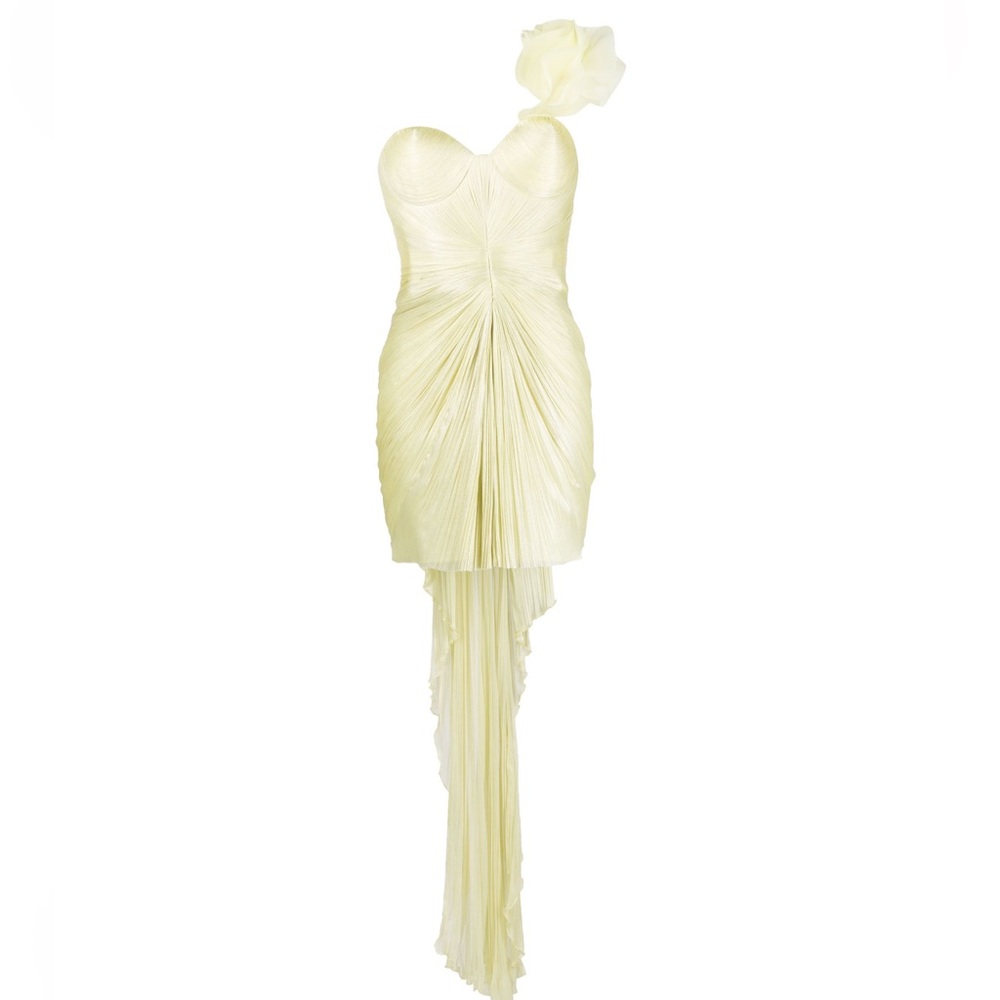 IRIS SERBEN EVELINE ONE SHOULDER ASYMMETRIC DRESS